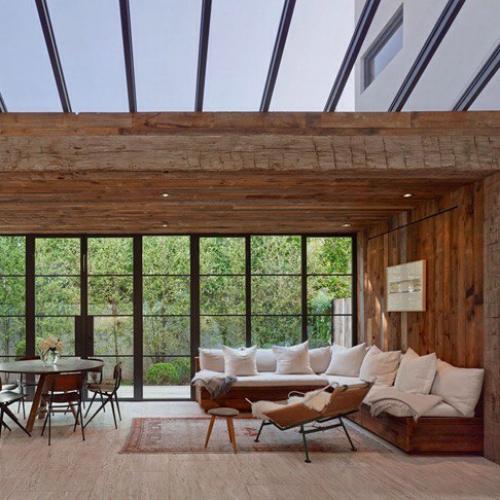 Интерьер. Просторный особняк в Беверли - хиллз, США. 04