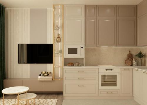 Проект 1-комнатной квартиры 39, 7 м 2 в Санкт-петербурге. 01