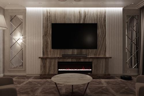 Реализованный проект кухни - гостинной. 06