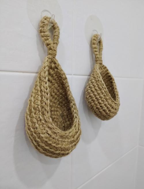 Посмотрите какие крошки - подвесные корзины - капельки. 04