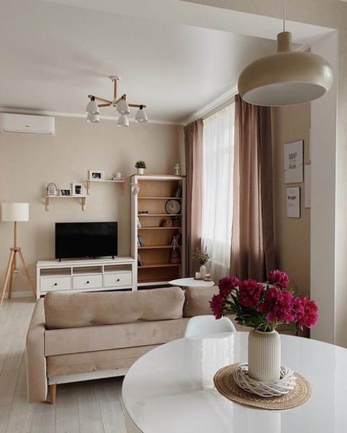 Интерьер в светлых оттенках. 04