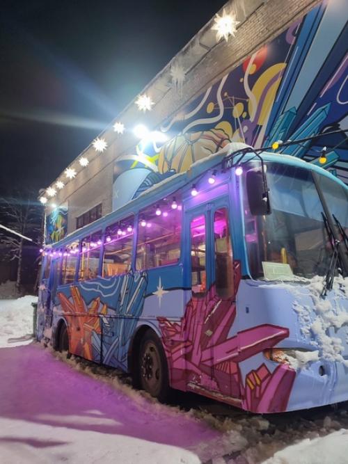 Первая ледяная галерея современного искусства в Апатитах. 08