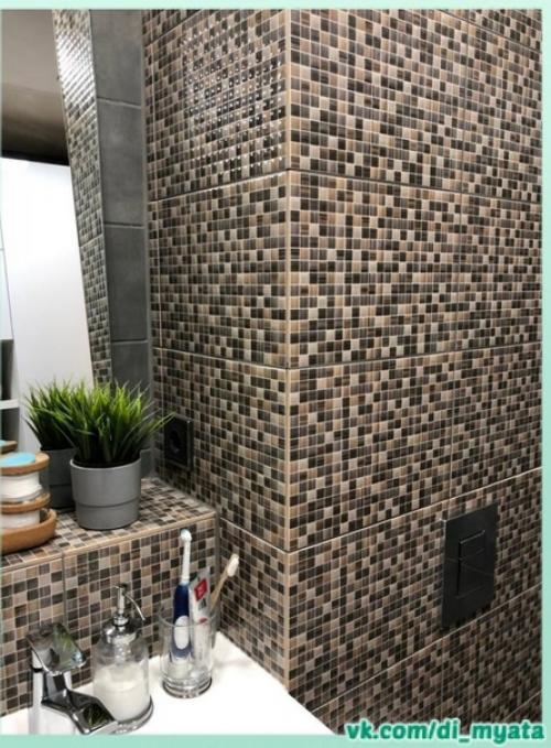 Крохотная ванная комната. 09