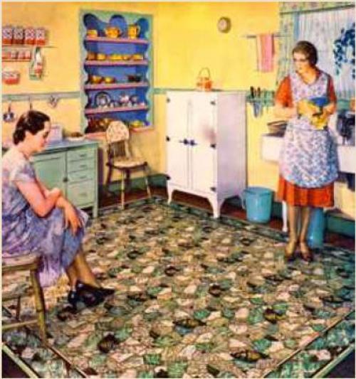 Интерьеры кухонь 30-х годов. 01