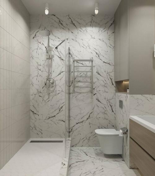 Стильный лаконичный дизайн однокомнатной квартиры. 08