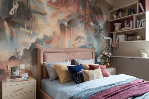 Сказочная двушка с фресками и красивым светом. 05