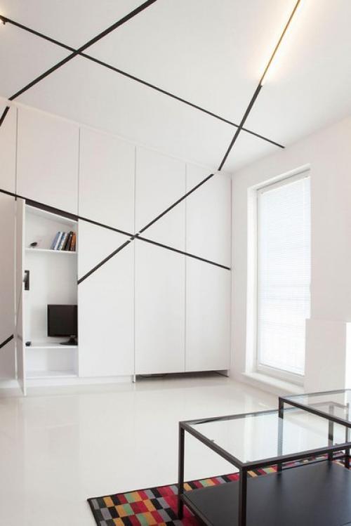 Белоснежный минимализм квартиры в Польше. 05