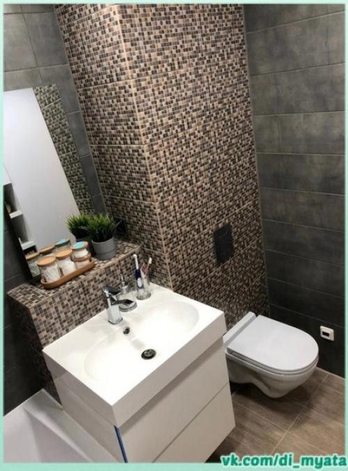 Крохотная ванная комната. 06