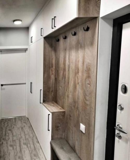 Практичное решение. В оформлении прихожей. 01