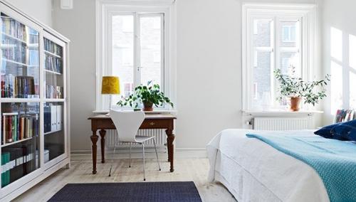 Мы экономим место в спальне.