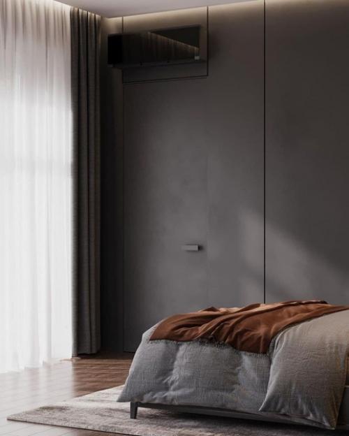 Спальня с гардеробной и санузлом. 09