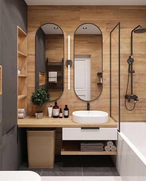 Интерьер ванной комнаты. 05