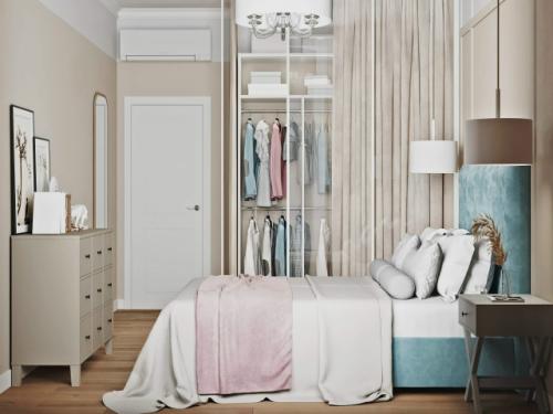 Проект 1-комнатной квартиры 51 м 2 в ЖК зиларт в Москве. 09