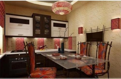 Японский стиль на кухне. 01