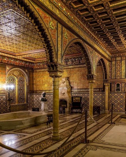 Интерьеры мавританской гостиной в юсуповском дворце Санкт-петербурга. 02