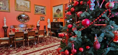 Красная гостиная в усадьбе Марьино. 04