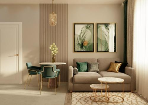 Проект 1-комнатной квартиры 39, 7 м 2 в Санкт-петербурге.  