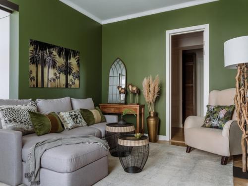 Сочный интерьер для любительницы экзотики. 02