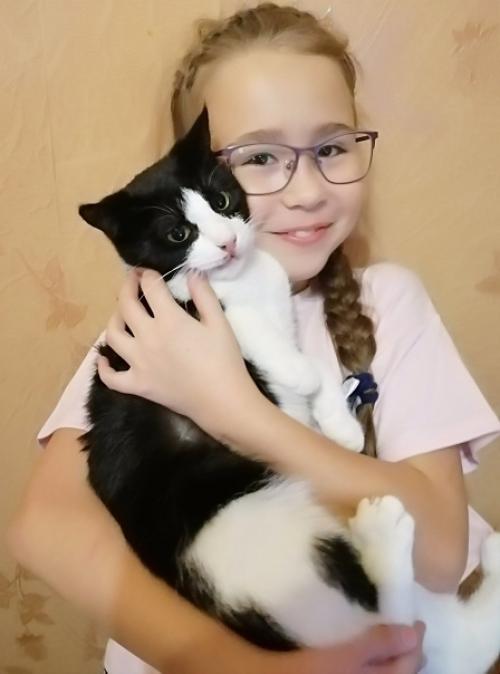 Год назад в нашей семье появилась кошка. 04