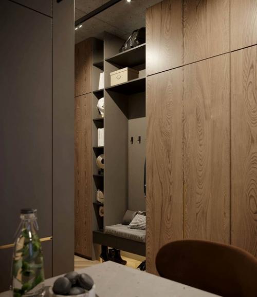 B этой квaртире дизaйнеры потенциaл высоких потолков использовaли. 06