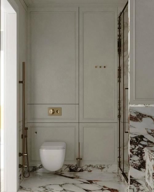 Великолепный реализованный проект квартиры в Москве 130 кв. 08