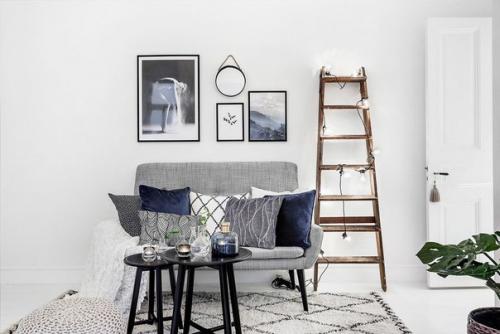 Квартира площадью 45 квадратных метров в скандинавском стиле. 03