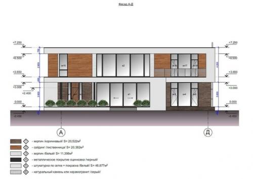 Проект модернистского дома в Подмосковье. 05