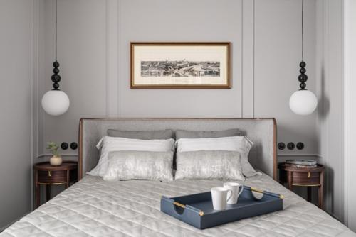 Дизайн 1-комнатной квартиры 45 м 2 (+ балкон) в историческом центре Москвы. 07