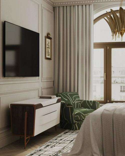 Великолепный реализованный проект квартиры в Москве 130 кв.