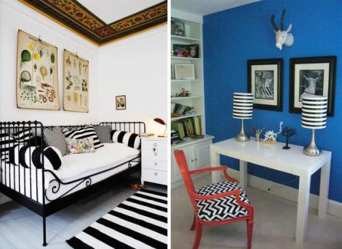 Полоска в интерьере: 5 правил. 07