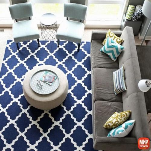 Модный хит: 5 хитростей для улучшения интерьера с помощью ковра. 05