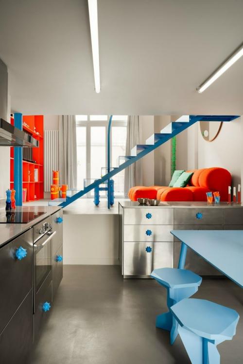 Эра дофамина: яркая квартира в Париже. 06 Эра дофамина: яркая квартира в Париже. 06