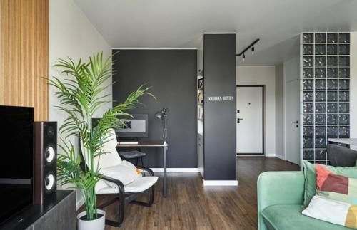 Практичный интерьер в двушке в панельном доме. 03