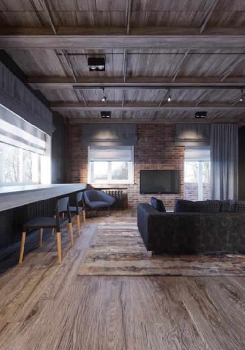 Интерьеры для людей творческих профессий всегда самые необычные и оригинальные. 03