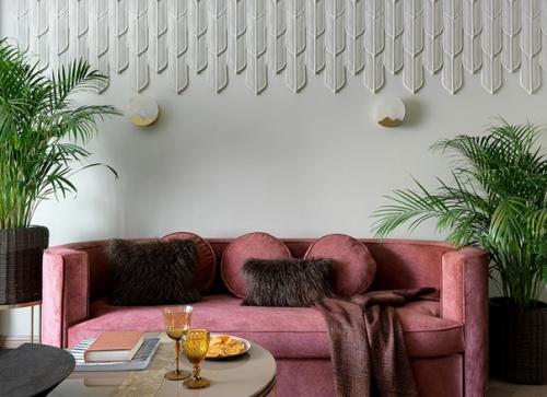 Интересный дизайн с элементами ар - деко для молодой семьи. 02