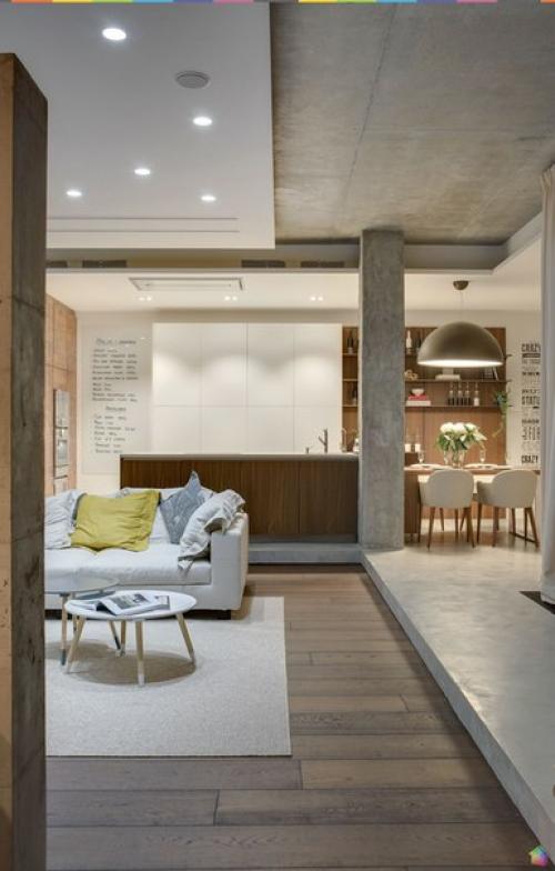 Интерьер квартиры в стиле городского лофта ч. 1. 02