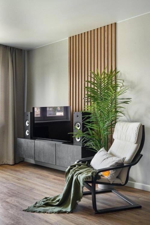 Практичный интерьер в двушке в панельном доме. 02