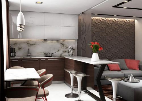 Мы украшаем стены 3d-панелями - виды, идеи, советы от наших дизайнеров. 05