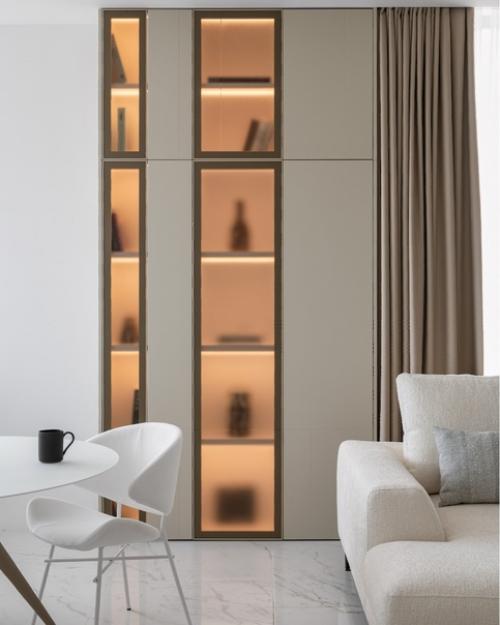 Реализованный интерьер квартиры недалеко от Москвы-реки. 02