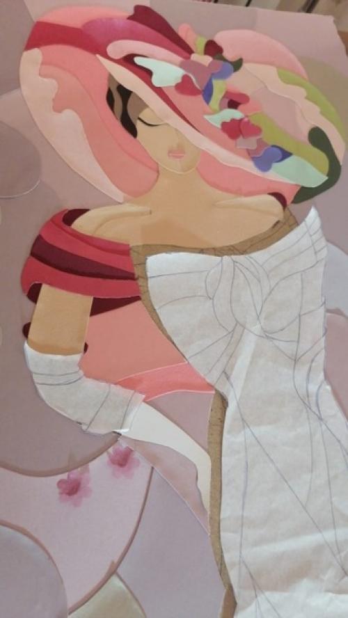 Изготавливаю объемные картины из натурального шёлка, по разработанной технологии. 04