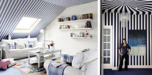 Полоска в интерьере: 5 правил. 04