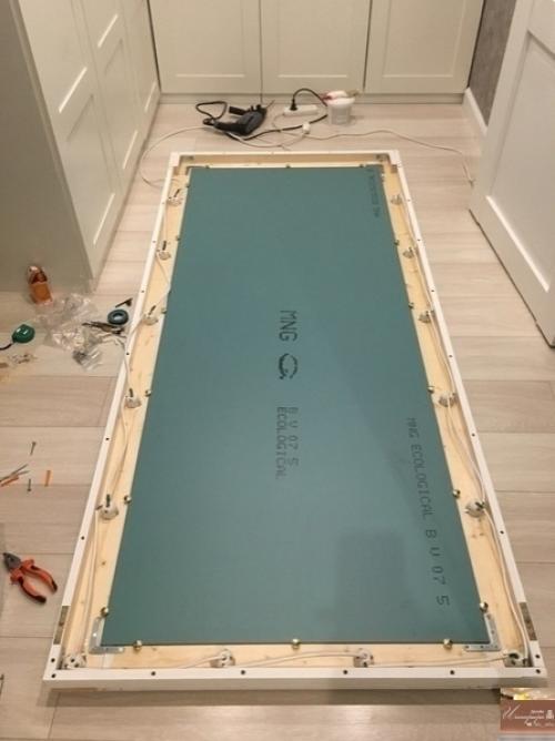 Самоельное зеркало в прихожую от нашего подписчика. 01