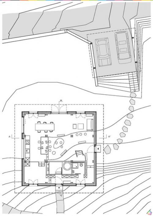 Дом для семьи с детьми в горах Швейцарии ч. 1. 07