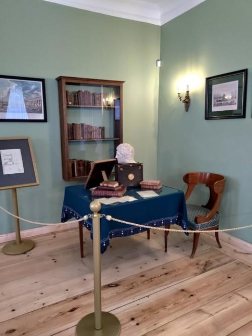 Интерьеры господского дома усадьбы пушкиных. 03