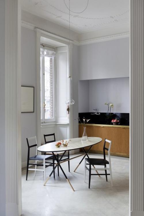 Дизайнер Пьетро руссо создал интерьер квартиры для молодой пары в Милане, Италия. 05