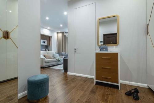 Нежный дизайн двухкомнатной квартиры в пастельных тонах. 04