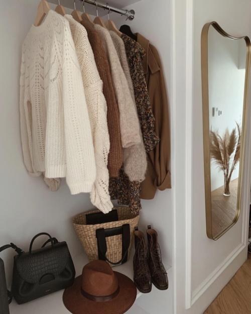 Теплый современный уют в интерьере с мебелью из натурального дерева, приятными осенними оттенками и вкусной ароматной выпечкой. 06