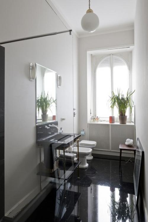 Дизайнер Пьетро руссо создал интерьер квартиры для молодой пары в Милане, Италия. 09