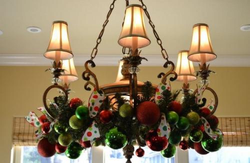 Новогоднее украшение интерьера.