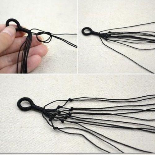 Мастер класс браслет с бусинами? 02